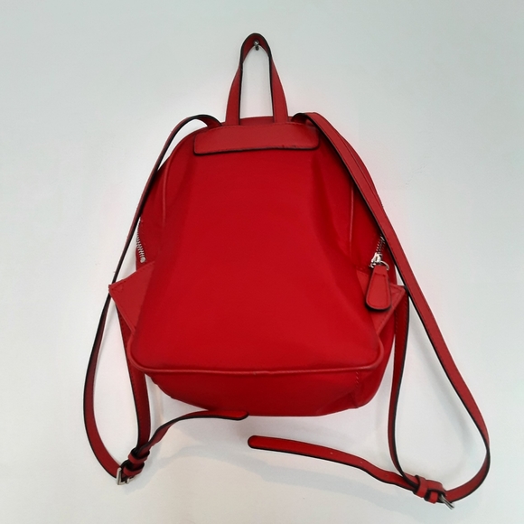Guess Red Nylon Backpack "Rock Beat" - Picture 2 of 8